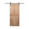 Renin 36 inch x 84 inch Pine K Design Rustic Barn Door with Hardware Kit BD052B01PN1PNE36084 - alternate 1